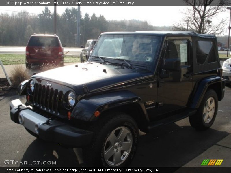 Black / Dark Slate Gray/Medium Slate Gray 2010 Jeep Wrangler Sahara 4x4