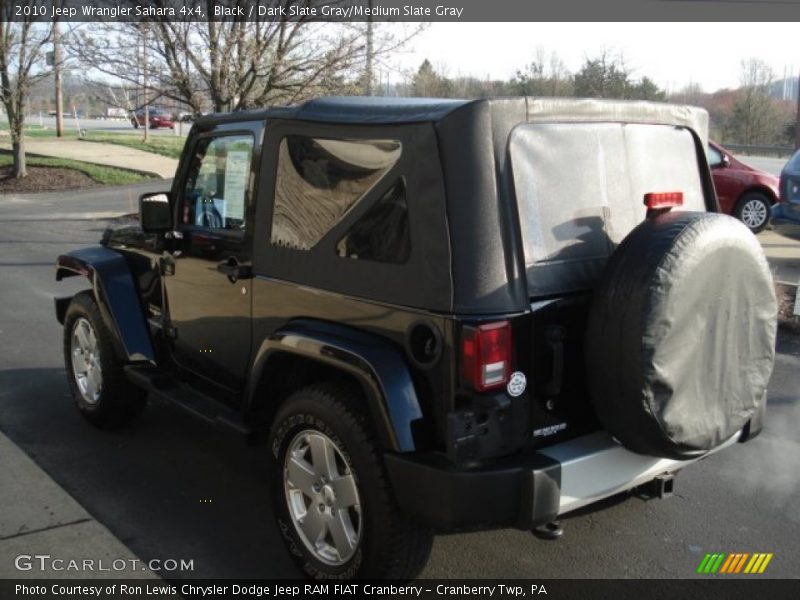 Black / Dark Slate Gray/Medium Slate Gray 2010 Jeep Wrangler Sahara 4x4