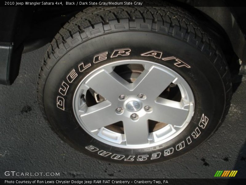 Black / Dark Slate Gray/Medium Slate Gray 2010 Jeep Wrangler Sahara 4x4