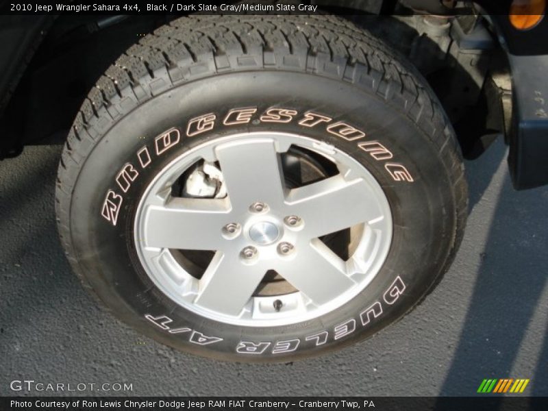 Black / Dark Slate Gray/Medium Slate Gray 2010 Jeep Wrangler Sahara 4x4