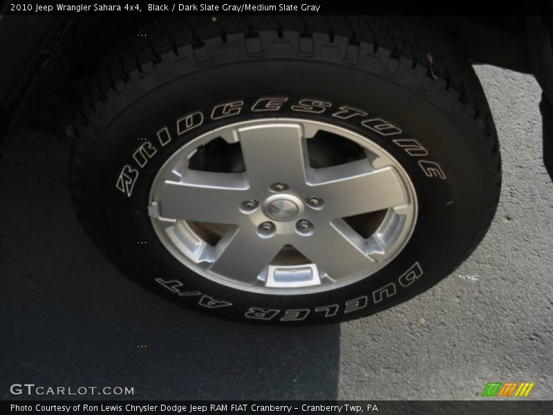 Black / Dark Slate Gray/Medium Slate Gray 2010 Jeep Wrangler Sahara 4x4
