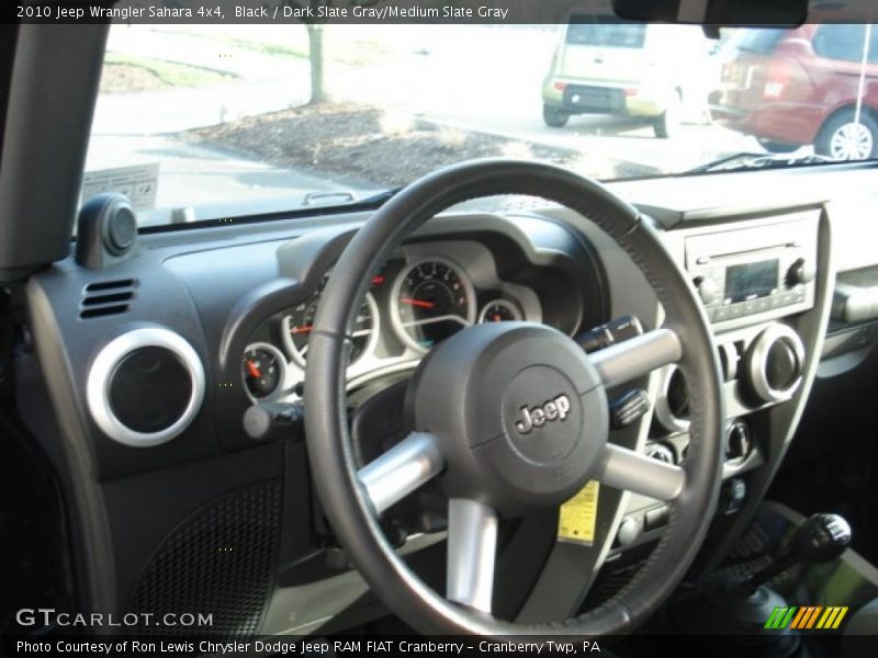 Black / Dark Slate Gray/Medium Slate Gray 2010 Jeep Wrangler Sahara 4x4