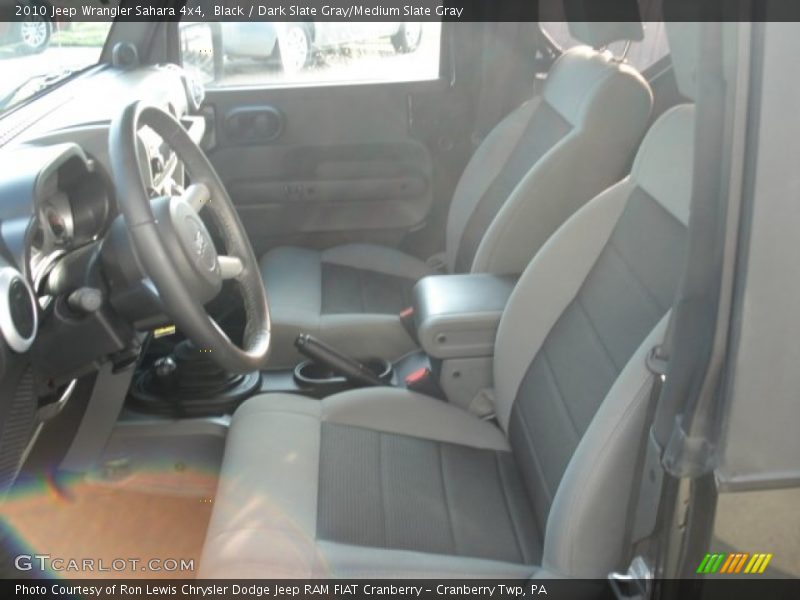 Black / Dark Slate Gray/Medium Slate Gray 2010 Jeep Wrangler Sahara 4x4