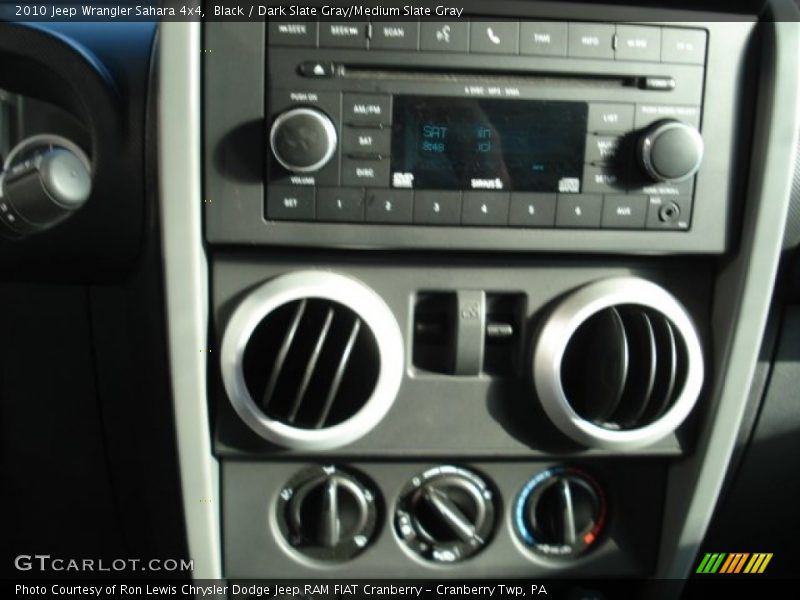 Black / Dark Slate Gray/Medium Slate Gray 2010 Jeep Wrangler Sahara 4x4