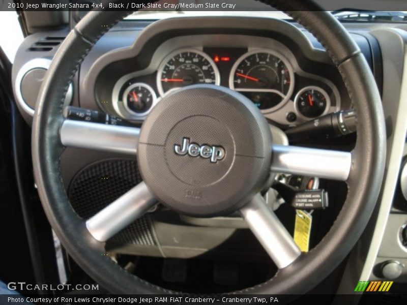 Black / Dark Slate Gray/Medium Slate Gray 2010 Jeep Wrangler Sahara 4x4