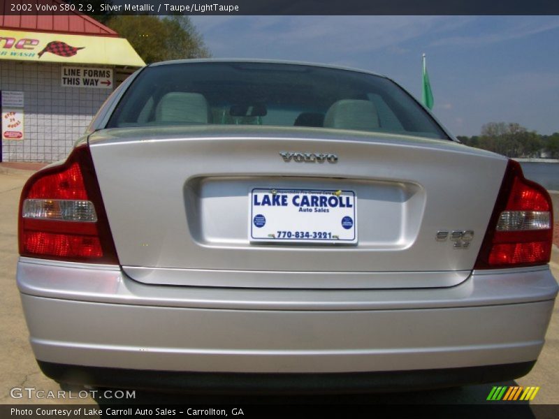 Silver Metallic / Taupe/LightTaupe 2002 Volvo S80 2.9