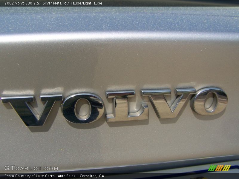 Silver Metallic / Taupe/LightTaupe 2002 Volvo S80 2.9