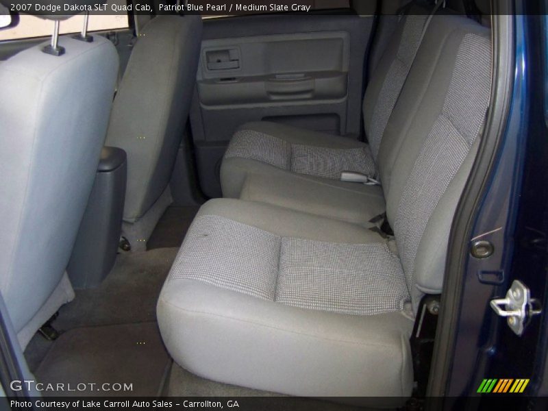 Rear Seat of 2007 Dakota SLT Quad Cab