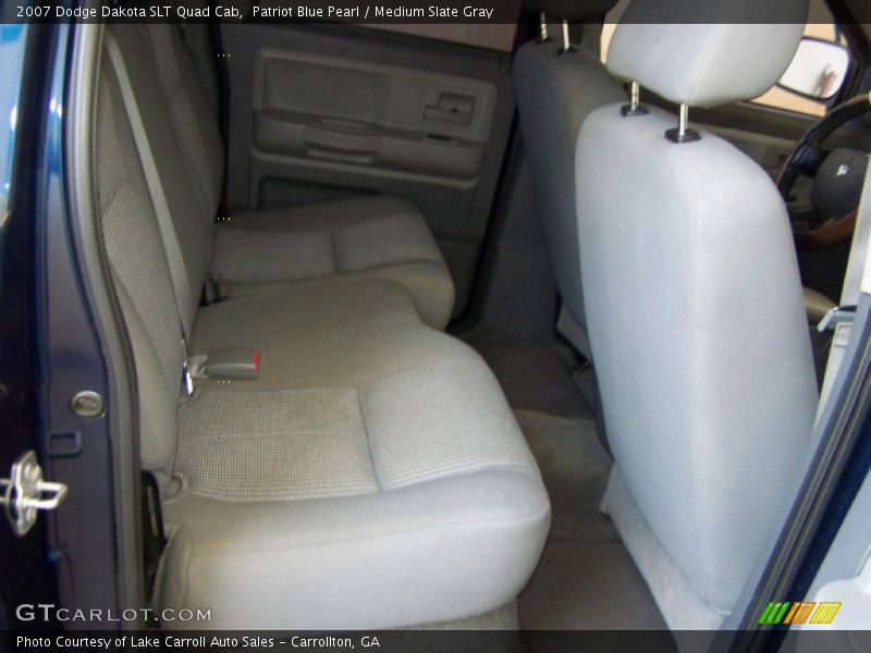 Patriot Blue Pearl / Medium Slate Gray 2007 Dodge Dakota SLT Quad Cab