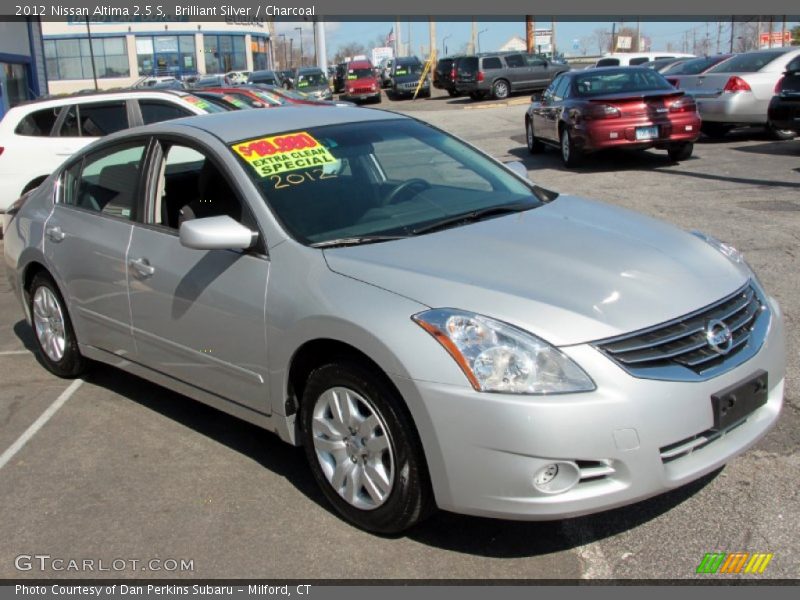Brilliant Silver / Charcoal 2012 Nissan Altima 2.5 S