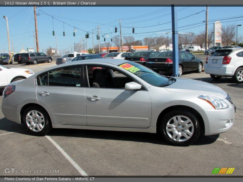 Brilliant Silver / Charcoal 2012 Nissan Altima 2.5 S