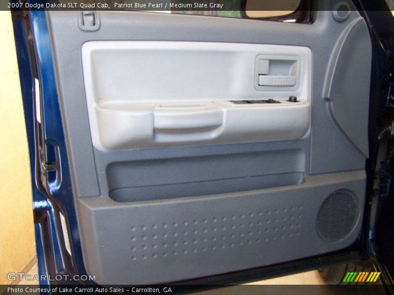 Patriot Blue Pearl / Medium Slate Gray 2007 Dodge Dakota SLT Quad Cab