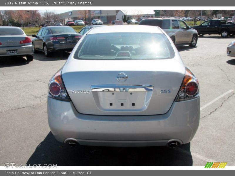 Brilliant Silver / Charcoal 2012 Nissan Altima 2.5 S