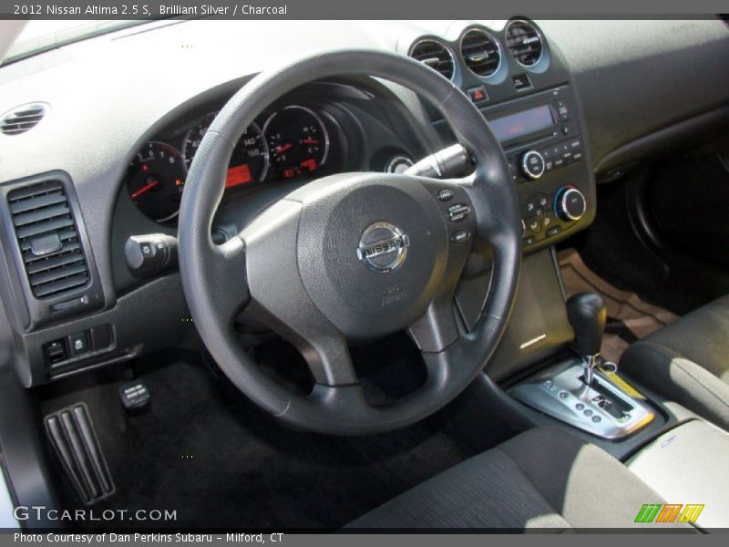 Brilliant Silver / Charcoal 2012 Nissan Altima 2.5 S