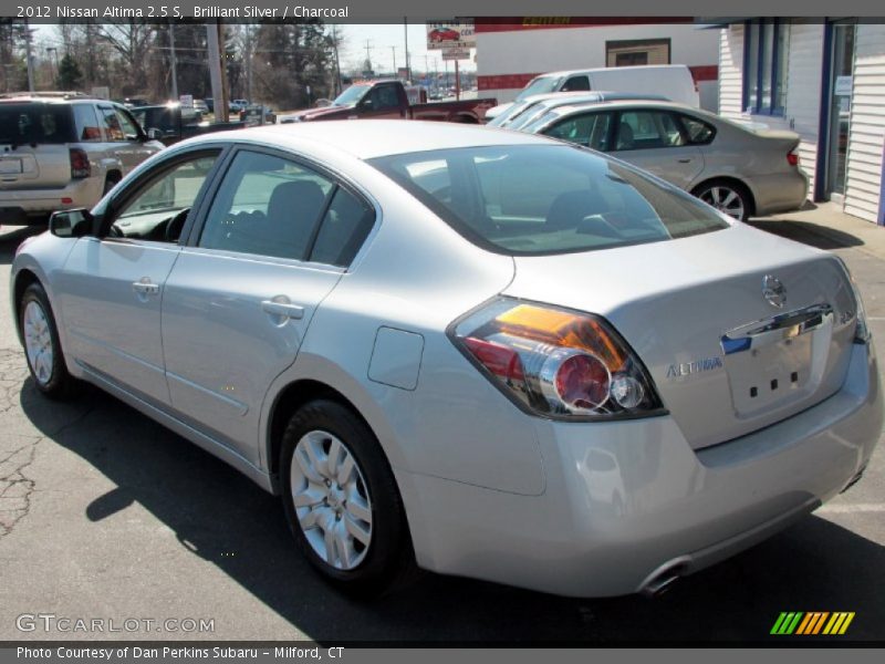 Brilliant Silver / Charcoal 2012 Nissan Altima 2.5 S
