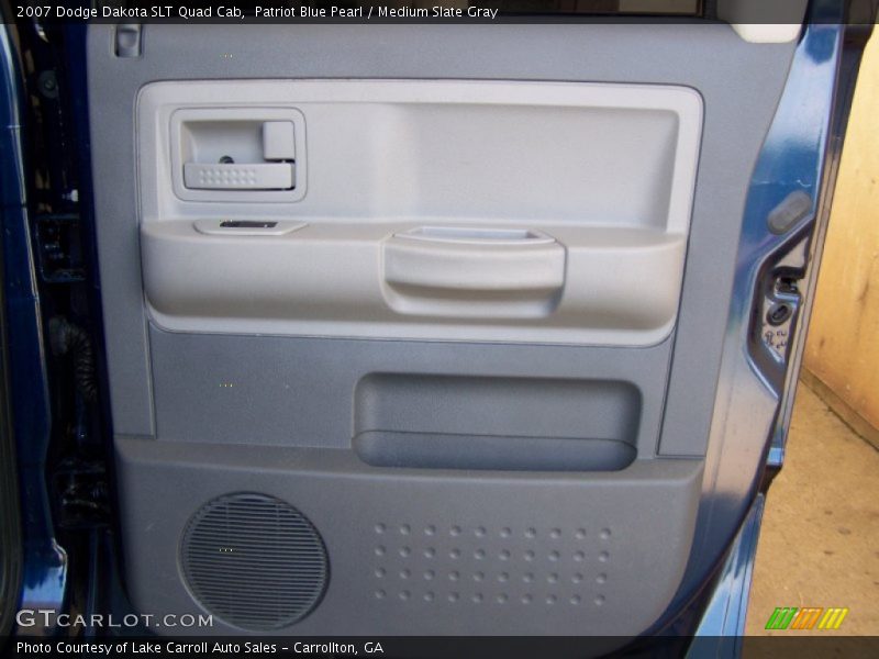 Patriot Blue Pearl / Medium Slate Gray 2007 Dodge Dakota SLT Quad Cab