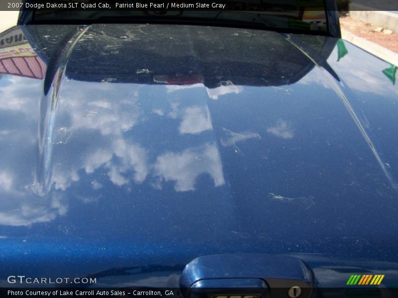 Patriot Blue Pearl / Medium Slate Gray 2007 Dodge Dakota SLT Quad Cab
