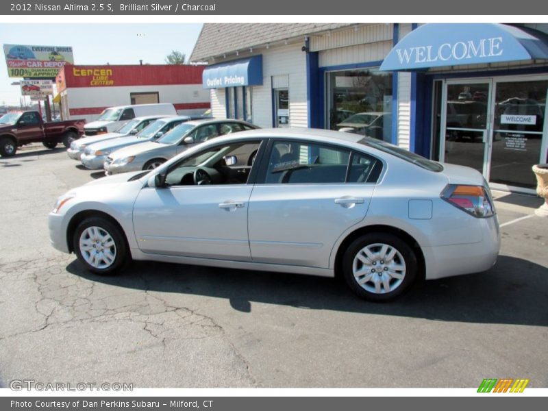 Brilliant Silver / Charcoal 2012 Nissan Altima 2.5 S