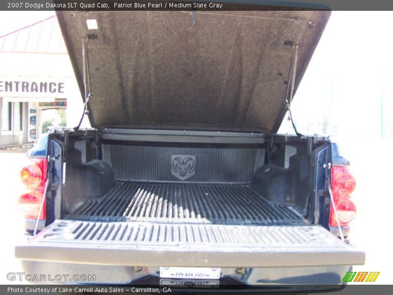 Patriot Blue Pearl / Medium Slate Gray 2007 Dodge Dakota SLT Quad Cab