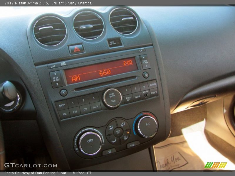 Brilliant Silver / Charcoal 2012 Nissan Altima 2.5 S