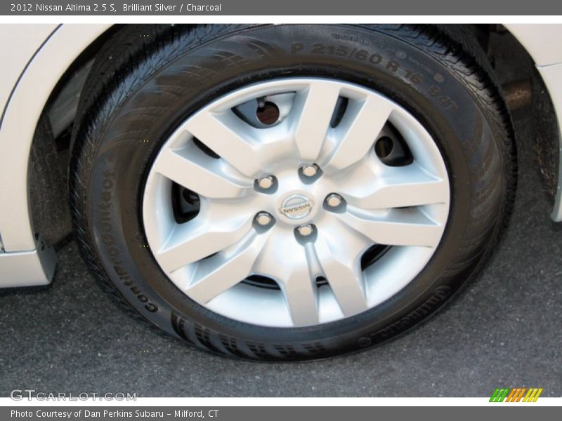Brilliant Silver / Charcoal 2012 Nissan Altima 2.5 S