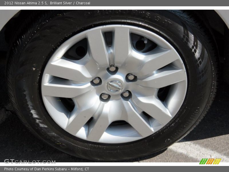 Brilliant Silver / Charcoal 2012 Nissan Altima 2.5 S