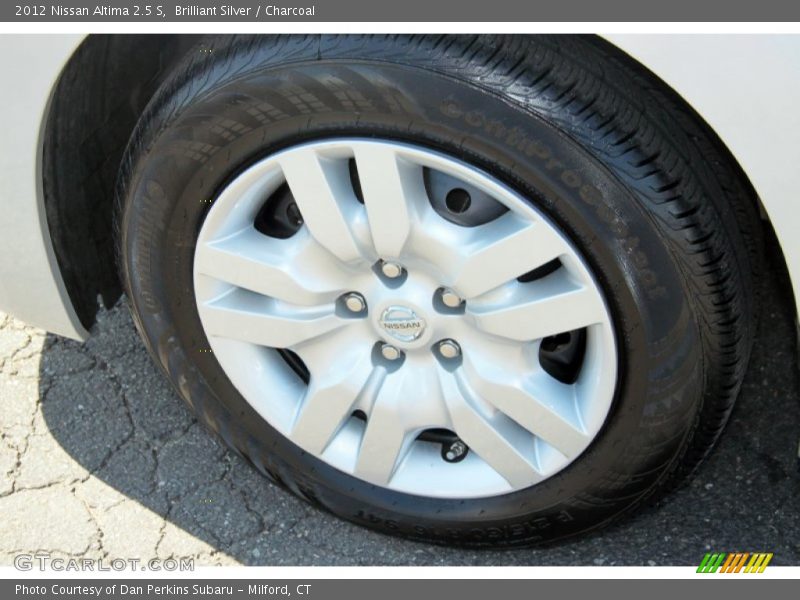 Brilliant Silver / Charcoal 2012 Nissan Altima 2.5 S