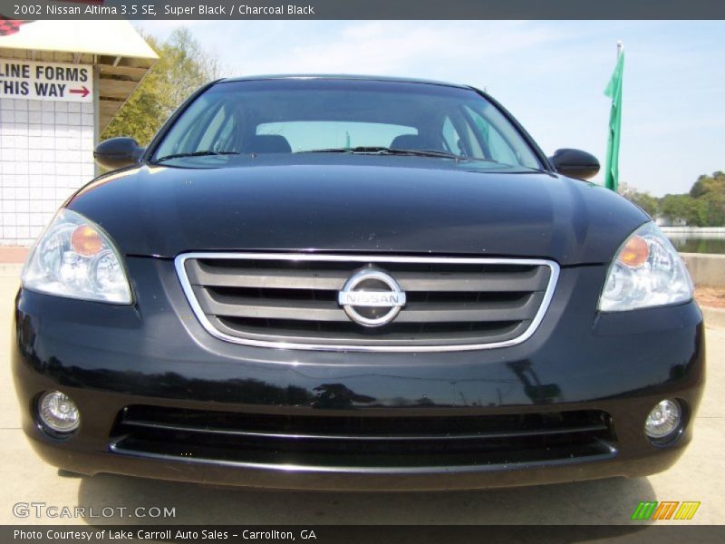 Super Black / Charcoal Black 2002 Nissan Altima 3.5 SE