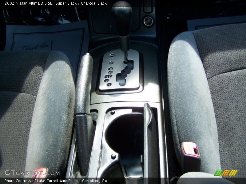 Super Black / Charcoal Black 2002 Nissan Altima 3.5 SE