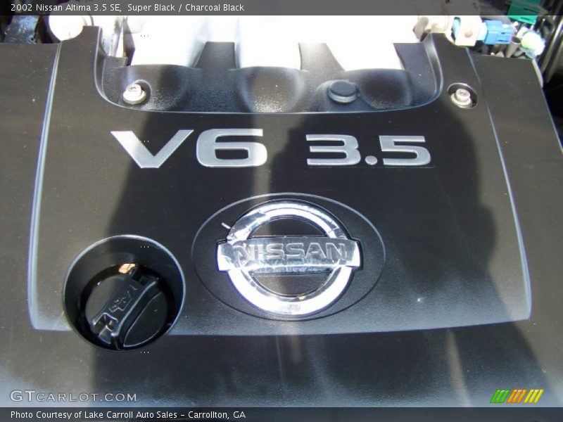 Super Black / Charcoal Black 2002 Nissan Altima 3.5 SE