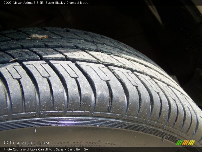 Super Black / Charcoal Black 2002 Nissan Altima 3.5 SE
