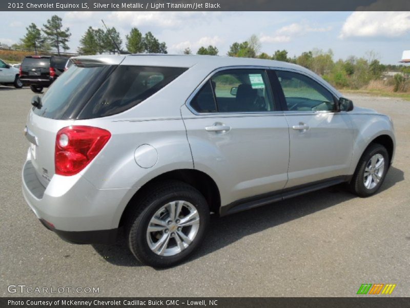 Silver Ice Metallic / Light Titanium/Jet Black 2012 Chevrolet Equinox LS