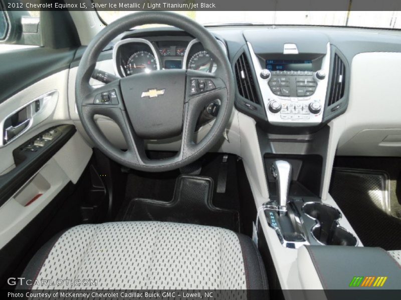 Silver Ice Metallic / Light Titanium/Jet Black 2012 Chevrolet Equinox LS