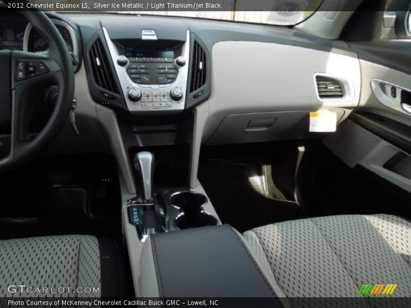 Silver Ice Metallic / Light Titanium/Jet Black 2012 Chevrolet Equinox LS