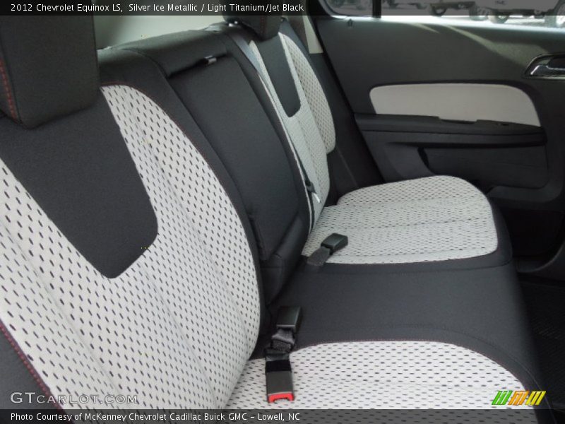 Silver Ice Metallic / Light Titanium/Jet Black 2012 Chevrolet Equinox LS