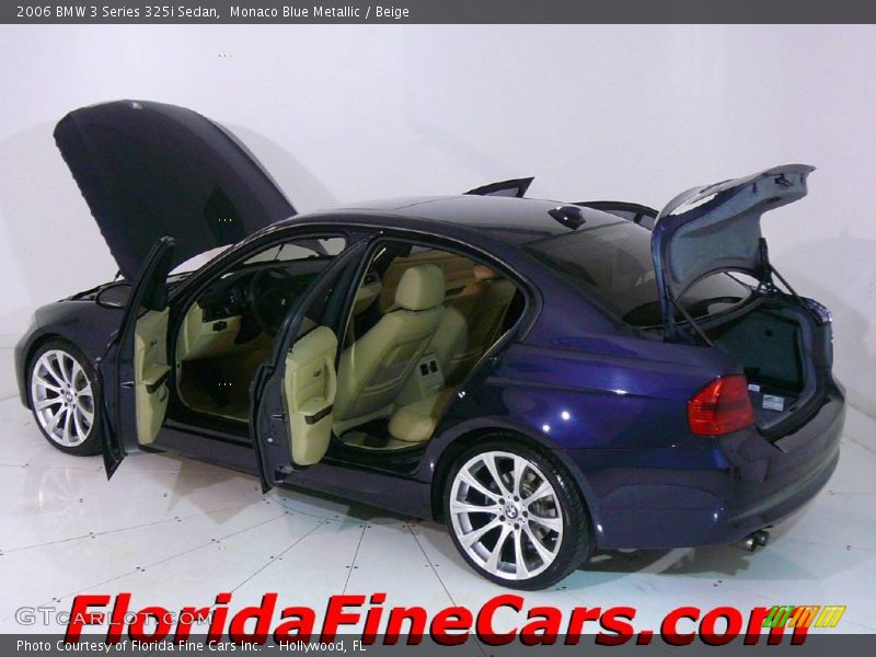 Monaco Blue Metallic / Beige 2006 BMW 3 Series 325i Sedan