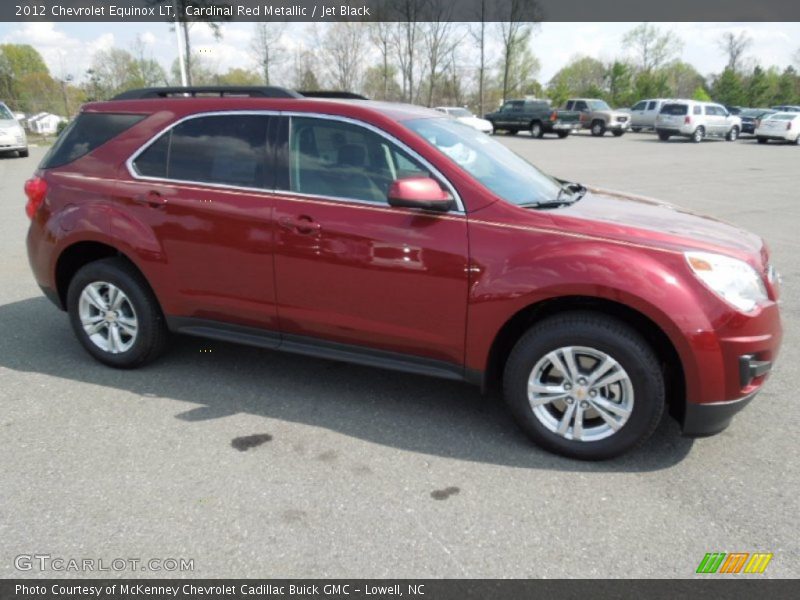 Cardinal Red Metallic / Jet Black 2012 Chevrolet Equinox LT