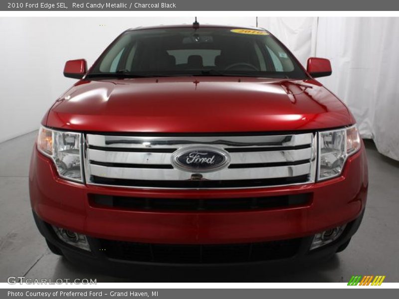 Red Candy Metallic / Charcoal Black 2010 Ford Edge SEL
