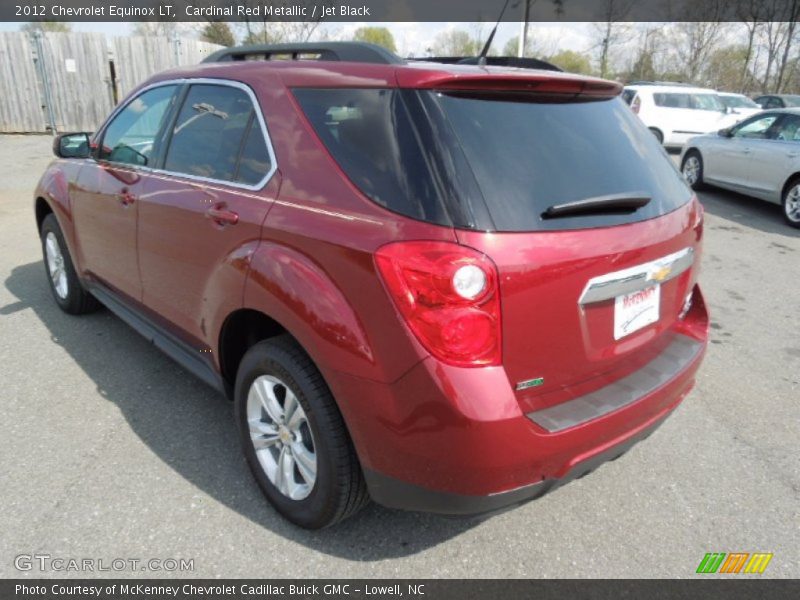 Cardinal Red Metallic / Jet Black 2012 Chevrolet Equinox LT