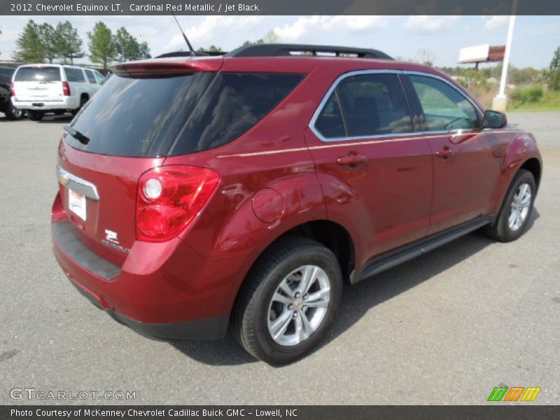 Cardinal Red Metallic / Jet Black 2012 Chevrolet Equinox LT
