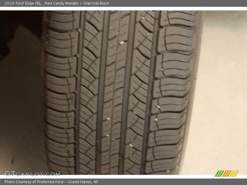 Red Candy Metallic / Charcoal Black 2010 Ford Edge SEL