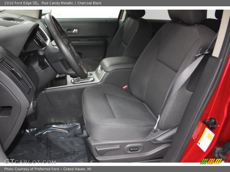 Red Candy Metallic / Charcoal Black 2010 Ford Edge SEL