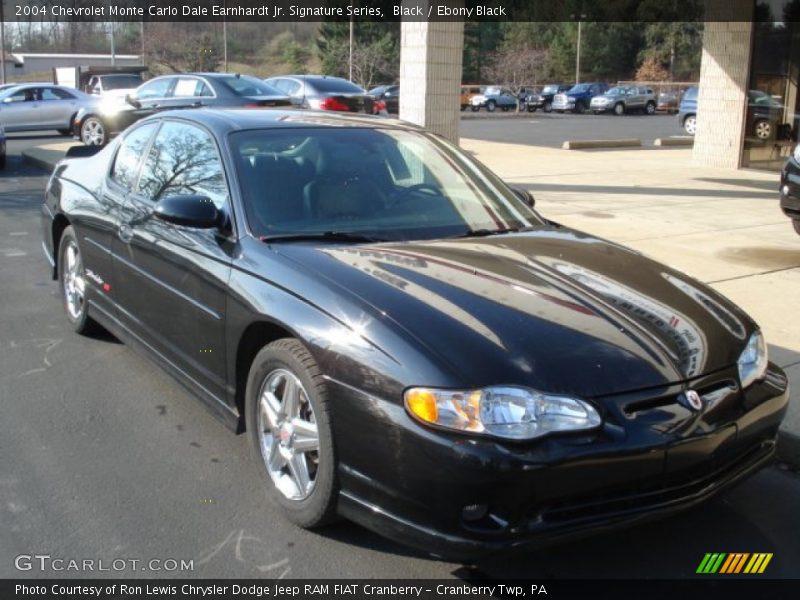 Black / Ebony Black 2004 Chevrolet Monte Carlo Dale Earnhardt Jr. Signature Series