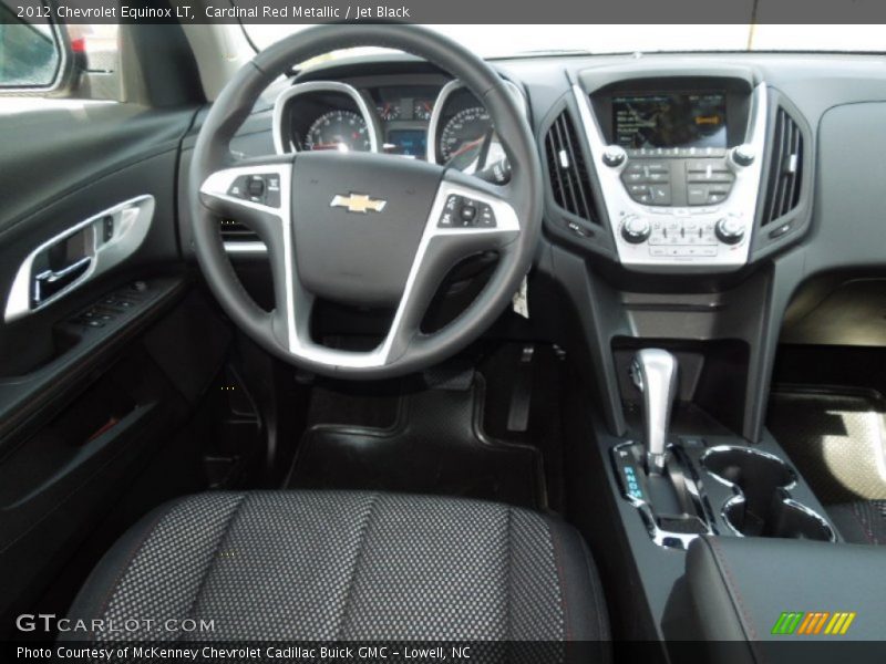 Cardinal Red Metallic / Jet Black 2012 Chevrolet Equinox LT