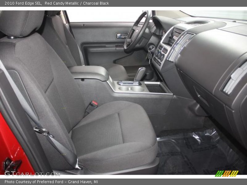 Red Candy Metallic / Charcoal Black 2010 Ford Edge SEL