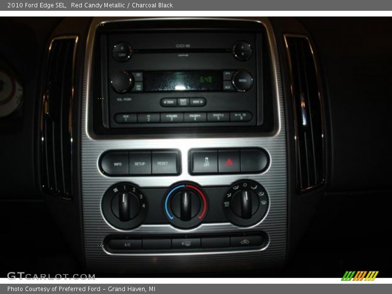 Red Candy Metallic / Charcoal Black 2010 Ford Edge SEL