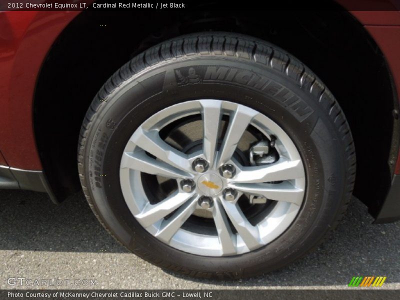 Cardinal Red Metallic / Jet Black 2012 Chevrolet Equinox LT