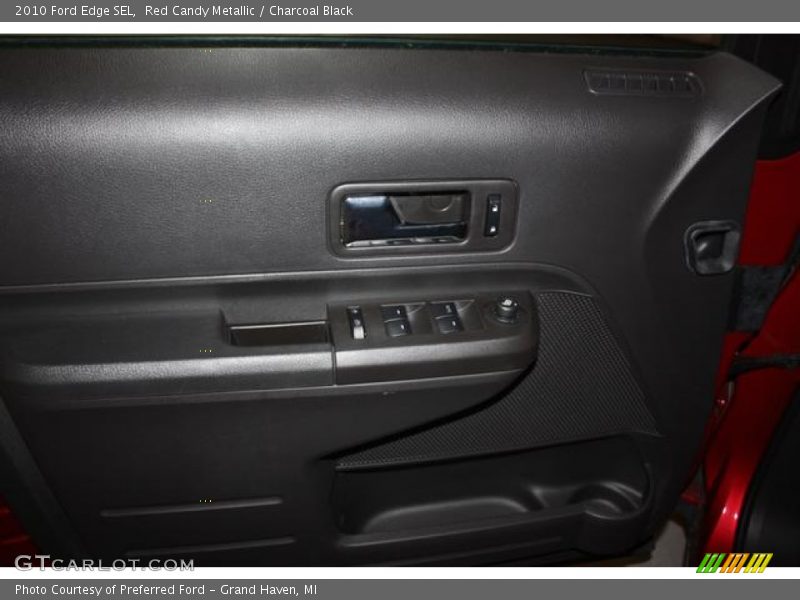 Red Candy Metallic / Charcoal Black 2010 Ford Edge SEL