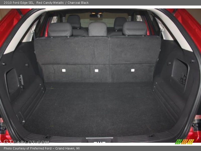 Red Candy Metallic / Charcoal Black 2010 Ford Edge SEL