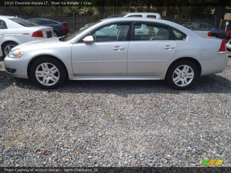 Silver Ice Metallic / Gray 2010 Chevrolet Impala LT